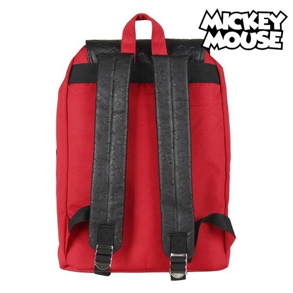 Ikdienas mugursoma Mickey Mouse, sarkana, melna cena un informācija | Skolas somas | 220.lv