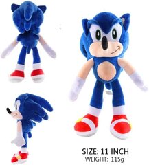 Plīša rotaļlieta Sonic, 28 cm cena un informācija | Mīkstās (plīša) rotaļlietas | 220.lv