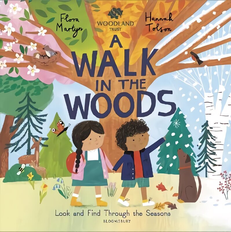 Woodland Trust A Walk in the Woods: A Changing Seasons Story cena un informācija | Grāmatas mazuļiem | 220.lv