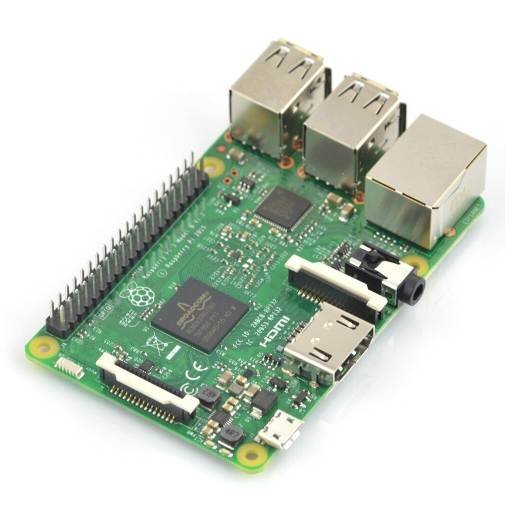 Raspberry Pi 3B WiFi + 32GB microSD + oficiālo piederumu komplekts cena un informācija | Atvērtā koda elektronika | 220.lv