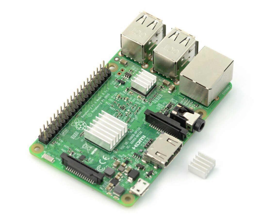 Raspberry Pi 3B WiFi + 32GB microSD + oficiālo piederumu komplekts цена и информация | Atvērtā koda elektronika | 220.lv