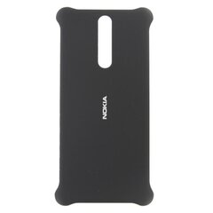 Nokia Soft Touch Case CC-801 für Nokia 8 melns cena un informācija | Telefonu vāciņi, maciņi | 220.lv