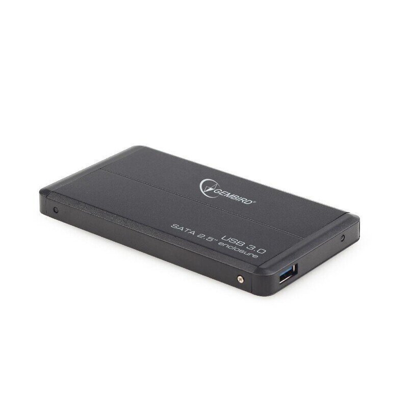 Gembird Ārējais HDD korpuss 2,5 collu USB 3.0 melns cena un informācija | Adapteri un USB centrmezgli | 220.lv