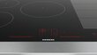 Siemens EX801LVC1E hob Black, Stainless steel Built-in Zone induction hob 5 zone(s) цена и информация | Plīts virsmas | 220.lv