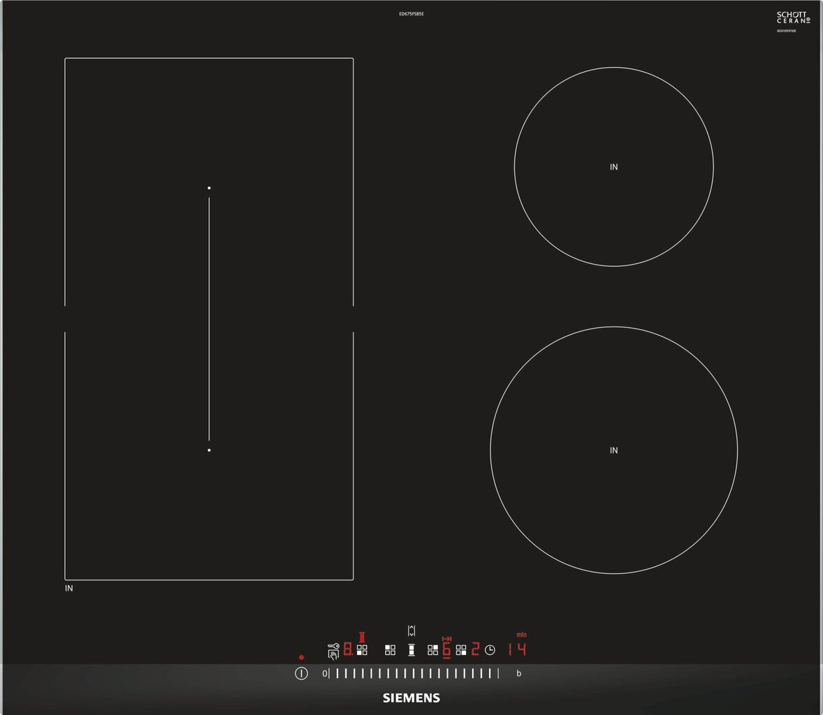 Siemens ED675FSB5E cena un informācija | Plīts virsmas | 220.lv