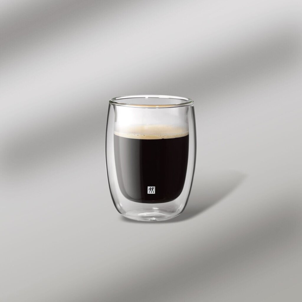 ZWILLING 39500-077-0 coffee glass Transparent 2 pc(s) 200 ml cena un informācija | Glāzes, krūzes, karafes | 220.lv