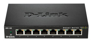 D-Link DGS-108 Black cena un informācija | Komutatori (Switch) | 220.lv