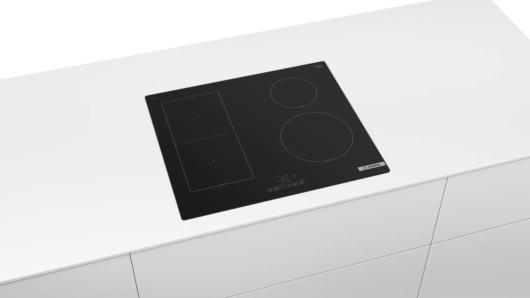 Bosch Serie 4 PVS61RBB5E hob Black Built-in 60 cm Zone induction hob 4 zone(s) цена и информация | Plīts virsmas | 220.lv