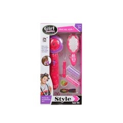 Bērnu matu kopšanas komplekts Girl Style S1123690, rozā cena un informācija | Rotaļlietas meitenēm | 220.lv
