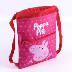 Soma Peppa Pig, rozā (27 x 33 x cm) цена и информация | Школьные рюкзаки, спортивные сумки | 220.lv