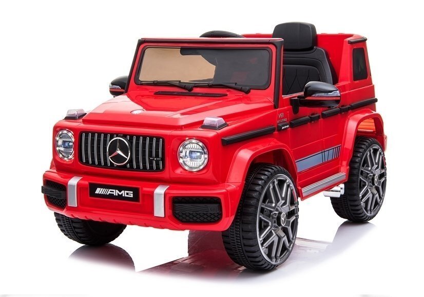 Elektromobīlis "Mercedes G63 AMG", sarkans cena un informācija | Bērnu elektroauto | 220.lv