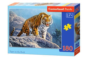 Puzle Castorland Tiger on the Rock, 180 daļas cena un informācija | Puzles, 3D puzles | 220.lv
