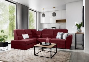 Stūra dīvāns NORE Siber, sarkans cena un informācija | Stūra dīvāni | 220.lv