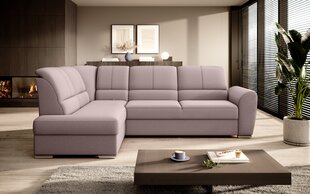 Stūra dīvāns NORE Siber, rozā cena un informācija | Stūra dīvāni | 220.lv