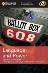 Language and Power, Language and Power цена и информация | Учебный материал по иностранным языкам | 220.lv