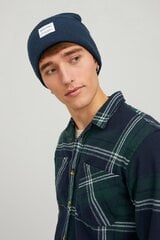 Ziemas cepure JACK & JONES 12150627NAVYBLAZER cena un informācija | Vīriešu cepures, šalles, cimdi | 220.lv