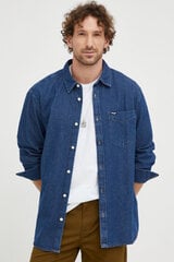 Джинсовая рубашка Wrangler W5B9LW023-3XL цена и информация | Мужские рубашки | 220.lv