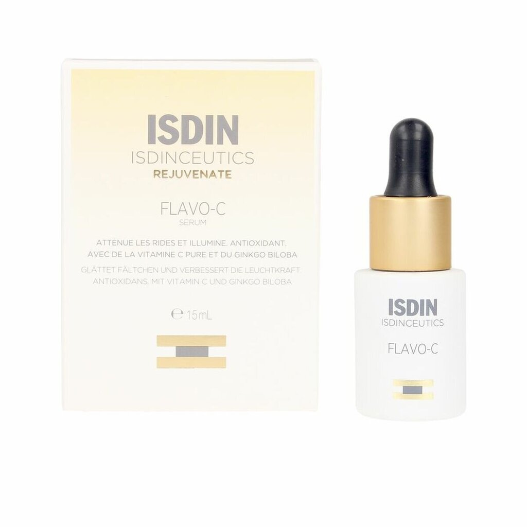 Antioksidanta serums Isdin Flavo-C (15 ml) cena un informācija | Serumi sejai, eļļas | 220.lv