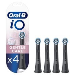 Oral-B iO Gentle Care Black 4 шт. цена и информация | Насадки для электрических зубных щеток | 220.lv