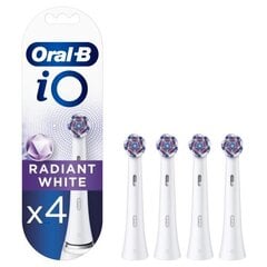 Oral-B iO Radiant White 4 шт. цена и информация | Насадки для электрических зубных щеток | 220.lv