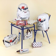 Klēpjdatora Futlāris Minnie Mouse Gaiši pelēks (18 x 2 x 25 cm) цена и информация | Рюкзаки, сумки, чехлы для компьютеров | 220.lv
