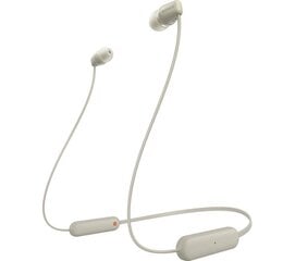 Sony WI-C100 In-Ear Beige цена и информация | Наушники с микрофоном Asus H1 Wireless Чёрный | 220.lv