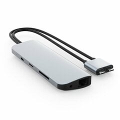 USB-разветвитель Hyper HD392-SILVER цена и информация | Адаптеры и USB разветвители | 220.lv