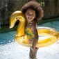 Inflatable Pool Float Swim Essentials Swan Glitter cena un informācija | Piepūšamās rotaļlietas un pludmales preces | 220.lv