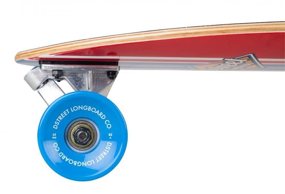 Longbords D-Street Tropical 35″ Pintail Red cena un informācija | Skrituļdēļi | 220.lv