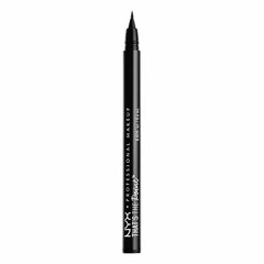 Eyeliner NYX That's The Point Hella fine (0,6 мл) цена и информация | Тушь, средства для роста ресниц, тени для век, карандаши для глаз | 220.lv