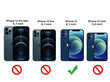Crystal Clear Glass Case with green metal camera protection paredzēts Apple iPhone 12 cena un informācija | Telefonu vāciņi, maciņi | 220.lv