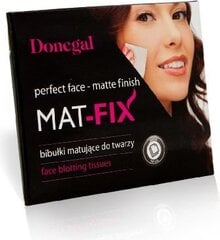 Жиропоглощающая матовая бумага Mat-Fix Donegal цена и информация | Кисти для макияжа, спонжи | 220.lv