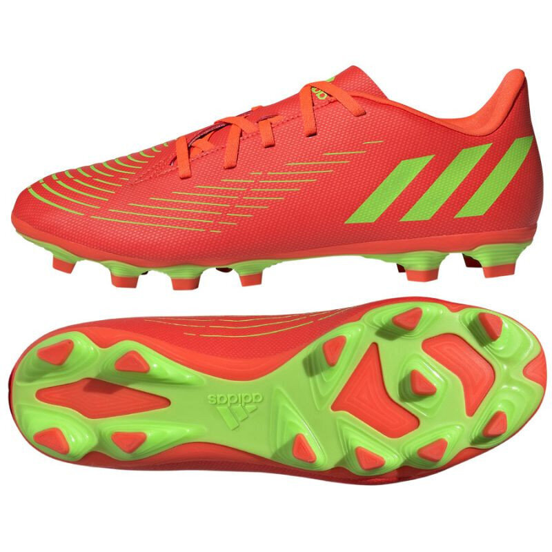 Adidas apavi Predator Edge. 4 FxG Red GW0991 cena un informācija | Futbola apavi | 220.lv