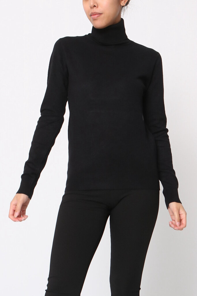 Sieviešu džemperis ar kašmiru, melna цена и информация | Sieviešu džemperi | 220.lv