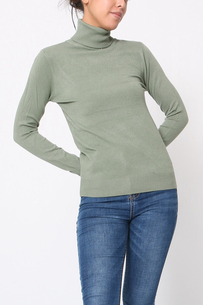 Sieviešu džemperis ar kašmiru, zaļa cena un informācija | Sieviešu džemperi | 220.lv