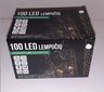 Ielas virtene 100LED/10 m + 1.5m, auksti balts/zils (FLASH) (103) 6610 цена и информация | Ziemassvētku lampiņas, LED virtenes | 220.lv