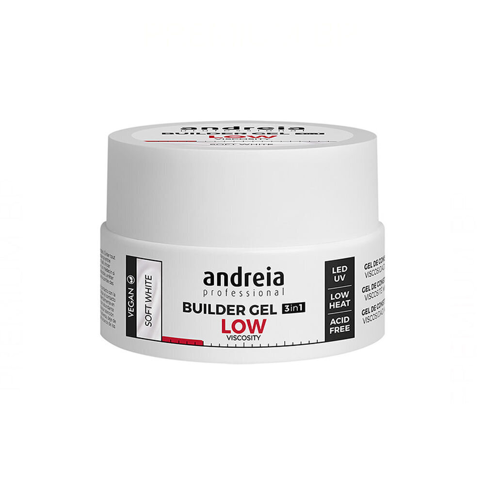 Nagu gels Builder Low Viscosity Andreia Balts (22 g) cena un informācija | Nagu lakas, stiprinātāji | 220.lv