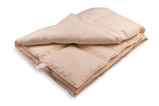Натуральное пуховое одеяло RL55 с наполнением из 70% гусиного пуха и 30% пера 200x200см бежевое цена и информация | Одеяла | 220.lv