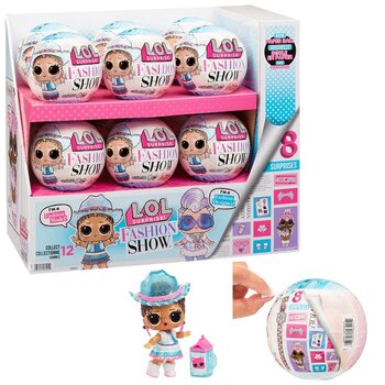Кукла в шаре L.O.L. Surprise Fashion Show, 3+ цена и информация | Игрушки для девочек | 220.lv