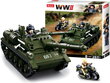 Plastmasas konstruktors Army WWII, 338 d цена и информация | Konstruktori | 220.lv