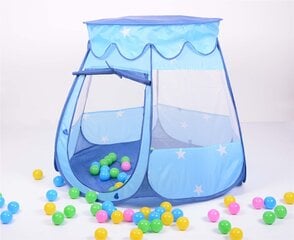 Игровая палатка с пластиковыми шариками, 105x90см, 100 шариков цена и информация | Детские игровые домики | 220.lv