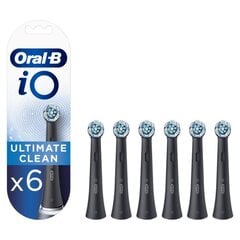 Oral-B iO Ultimate Clean Black XL 6 шт цена и информация | Насадки для электрических зубных щеток | 220.lv