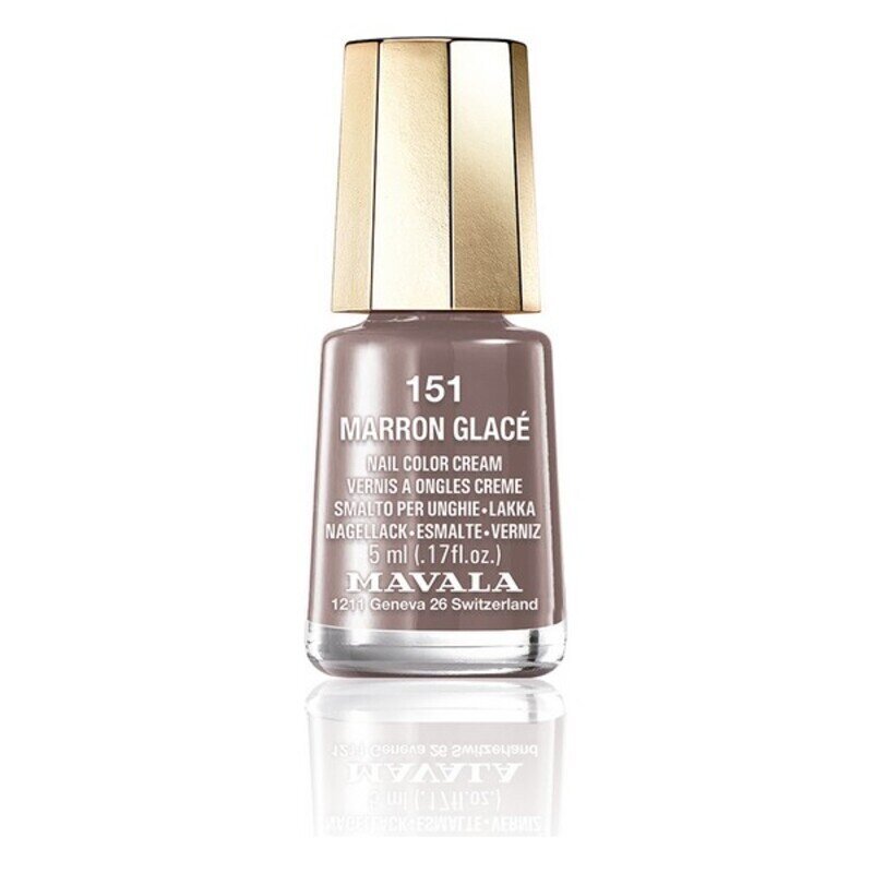 Nagu laka Nail Color Cream Mavala 151-marron glace (5 ml) цена и информация | Nagu lakas, stiprinātāji | 220.lv