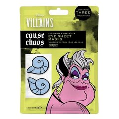 Maska acu zonai Mad Beauty Disney Villains Ursula (6 x 5 ml) cena un informācija | Sejas maskas, acu maskas | 220.lv
