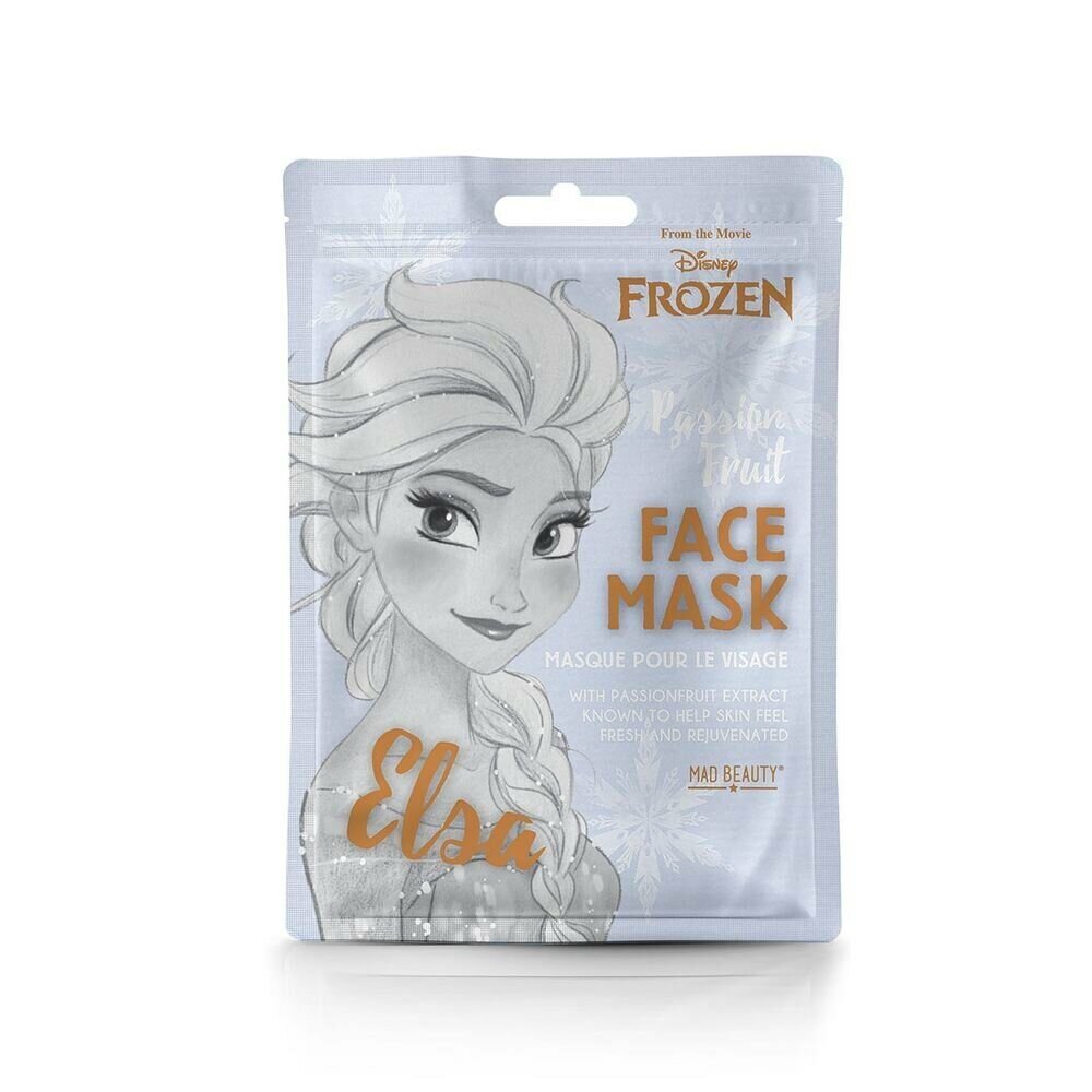 Sejas maska Mad Beauty Frozen Elsa (25 ml) cena un informācija | Sejas maskas, acu maskas | 220.lv
