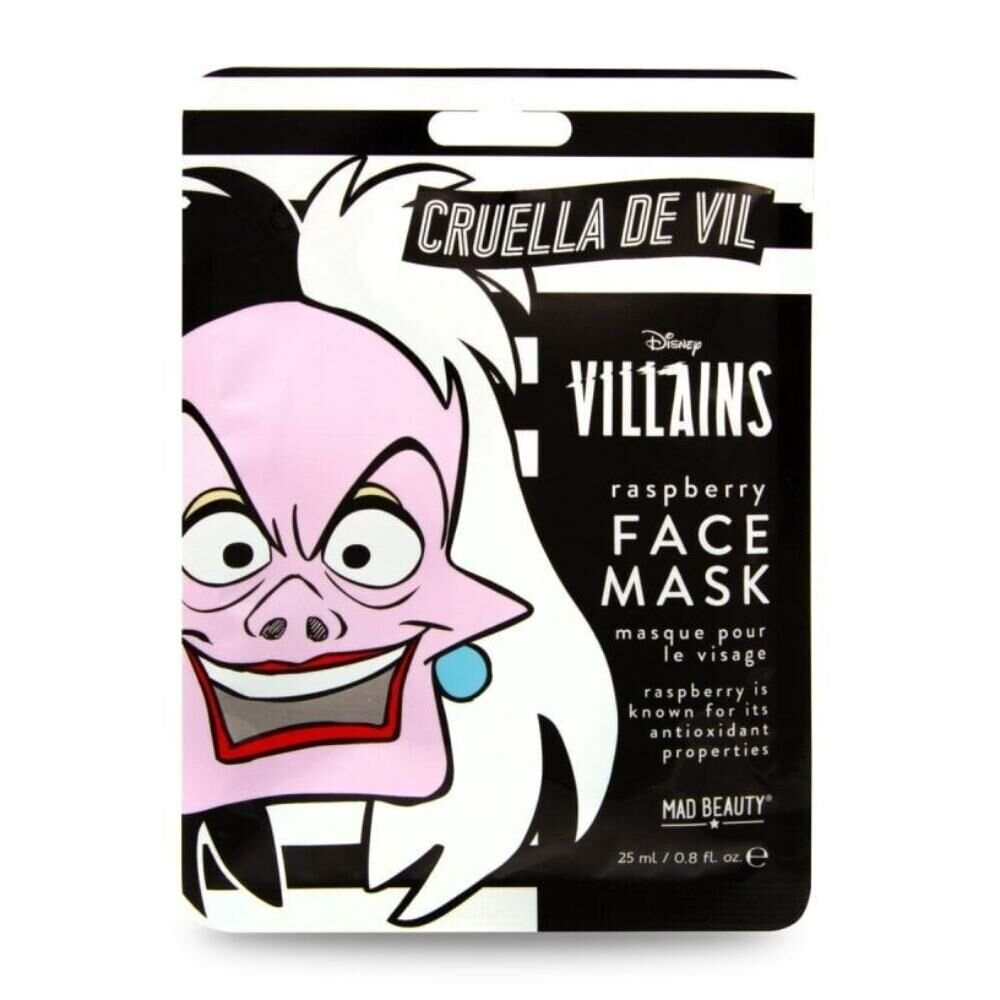 Sejas maska Mad Beauty Disney Villains Cruella Avene (25 ml) цена и информация | Sejas maskas, acu maskas | 220.lv