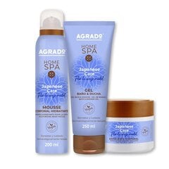 Гигиенический набор Agrado Home Spa Japanese Care, 3 шт. цена и информация | Масла, гели для душа | 220.lv