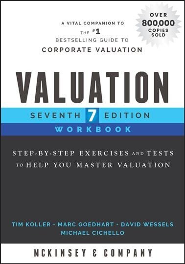 Valuation Workbook, Seventh Edition - Step-by-Step Exercises and Tests to Help You Master Valuation: Step-by-Step Exercises and Tests to Help You Master Valuation 7th Edition cena un informācija | Ekonomikas grāmatas | 220.lv