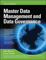 MASTER DATA MANAGEMENT AND DATA GOVERNANCE, 2/E 2nd edition цена и информация | Книги по экономике | 220.lv