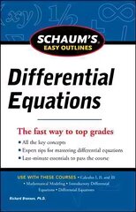 Schaum's Easy Outline of Differential Equations, Revised Edition Revised edition cena un informācija | Ekonomikas grāmatas | 220.lv